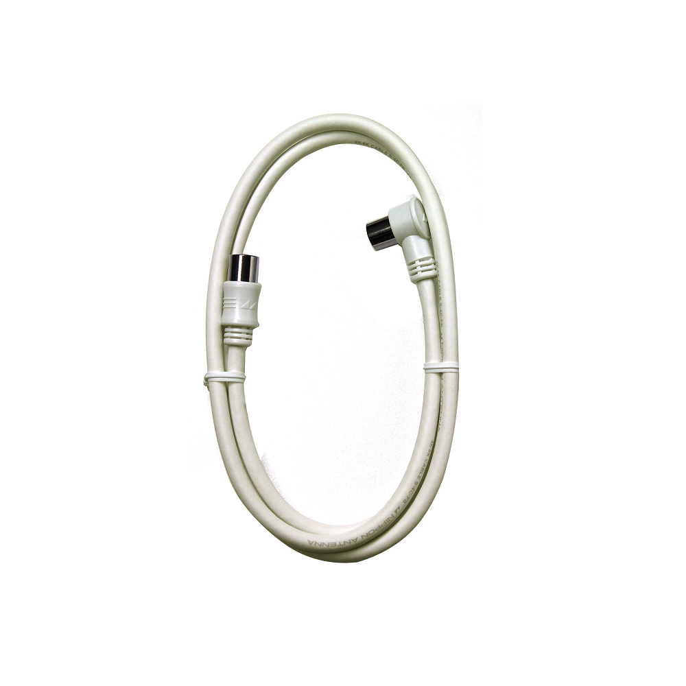 テレビ接続ケーブル (1m 4C L型×ストレート)