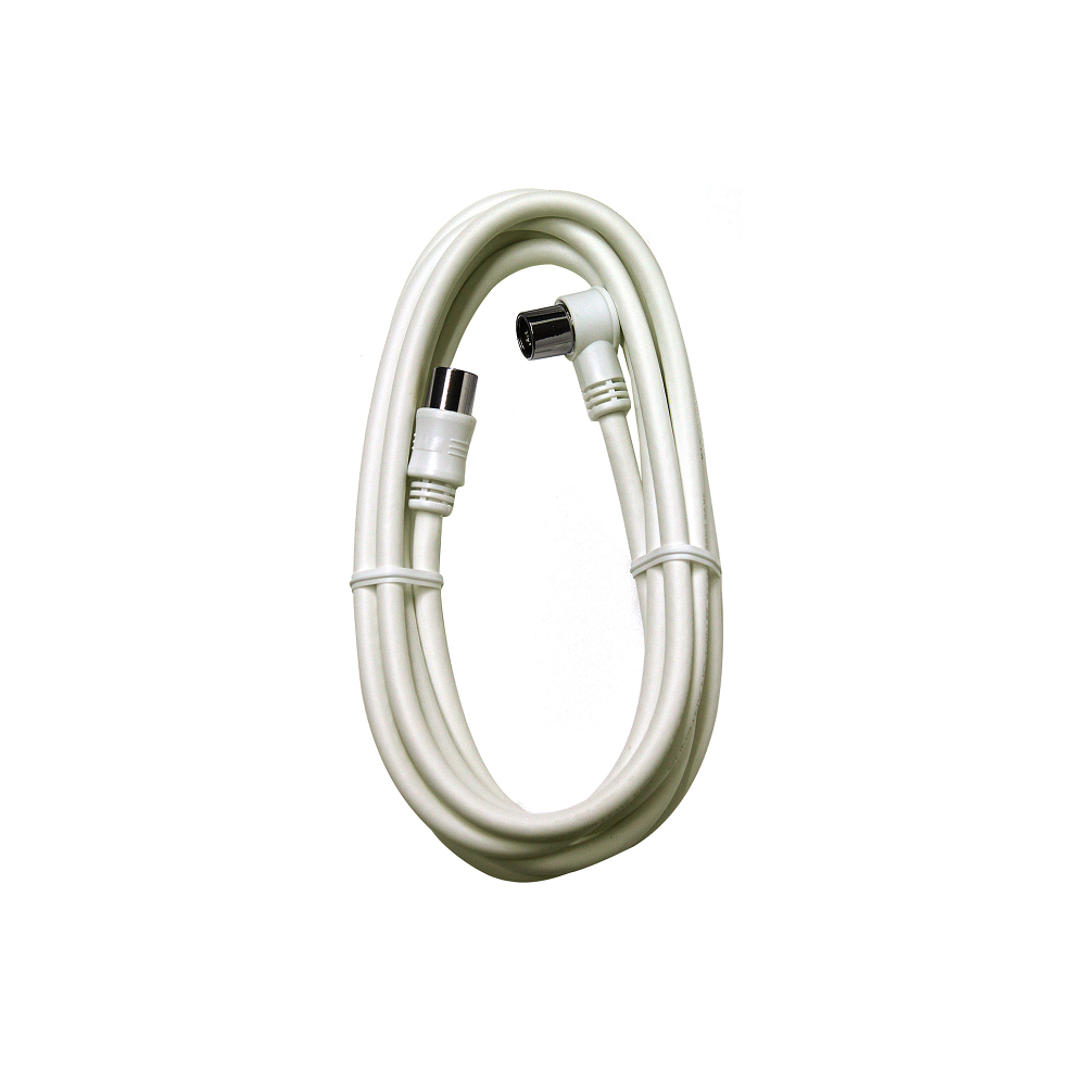 テレビ接続ケーブル (2m 4C L型×ストレート)