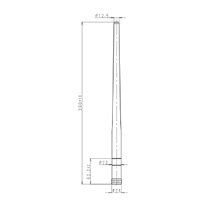 260MHz帯 車載用1/2λ短縮型エレメント(MP型）