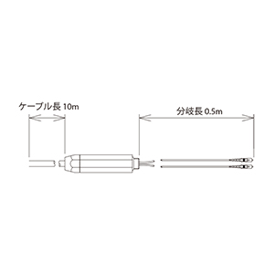 コネクタ付ノードケーブル(SC-APC)