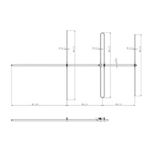 60MHz帯 3素子八木型アンテナ