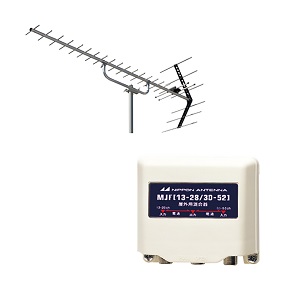 UHFアンテナ、地域混合器セット