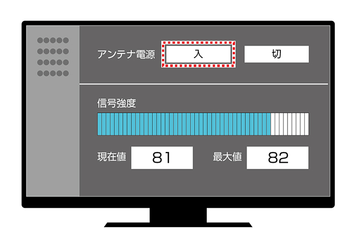 アンテナ設定